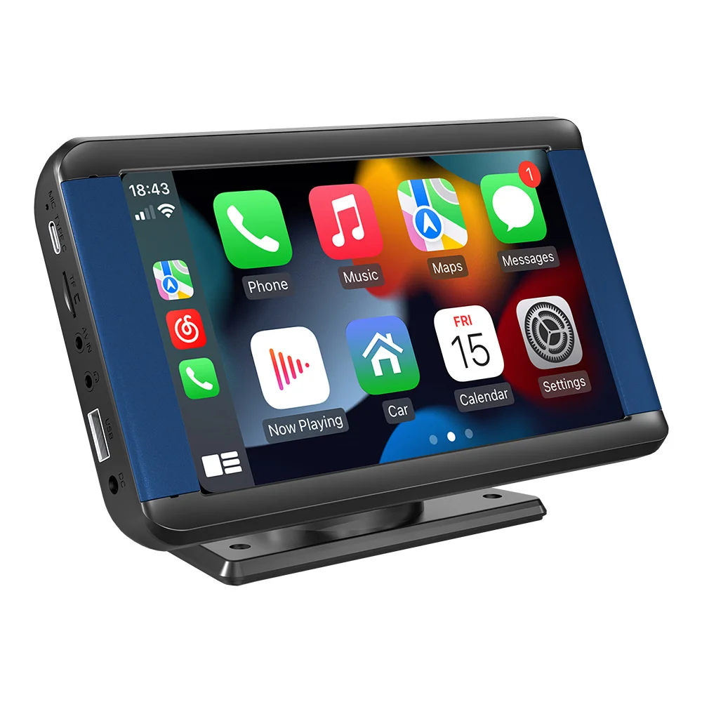 5pcs B300C 7-inch Car Bluetooth Mp5 Player Universal Machine Usb Card Multi-function Car Radio Carplay