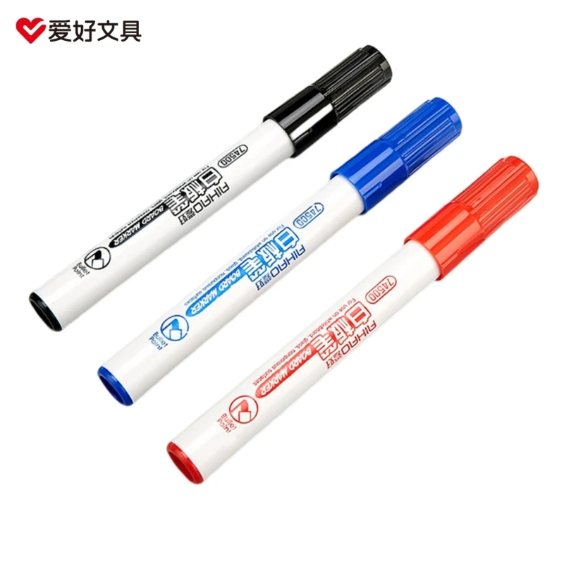 

Стираемые ручки для белой доски с тонким наконечником, ручка для белой доски, маркеры для сухой протирки, Красочные Зеркальные ручки