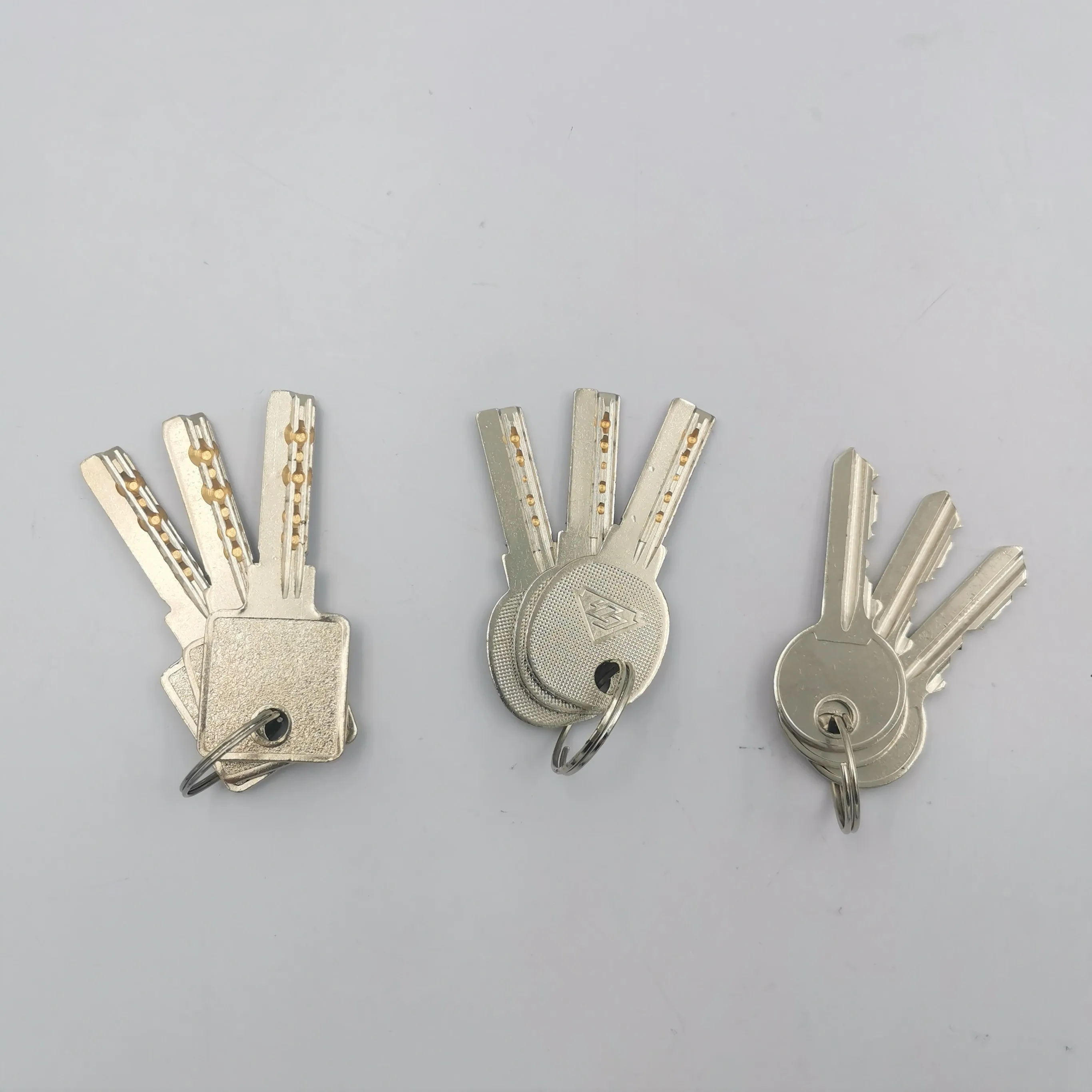 Double-Open Type Door Lock Cylinder, Alumínio, Revestido