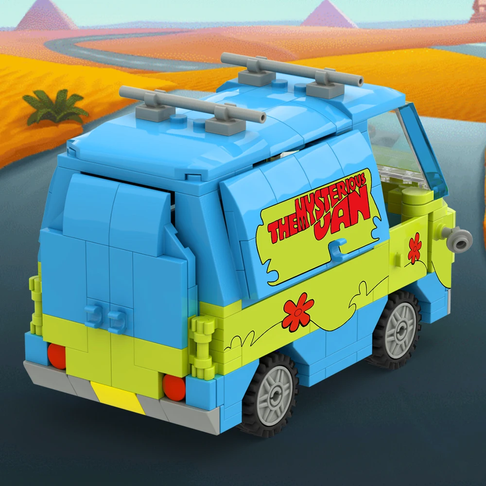 MOC Mystery Machine Building Block Car Kit — 5