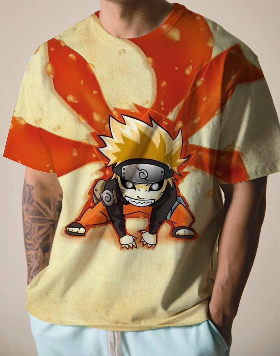 Naruto T Shirt Anime Mens T-Shirt 3D T Shirt Oversized T-Shirt 11 S3e948a747aeb4d17b1eb91b594dc05cdP