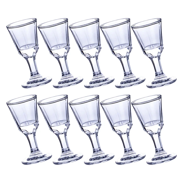 Plastic Glasses - Clear Mini Martini Shot Cup