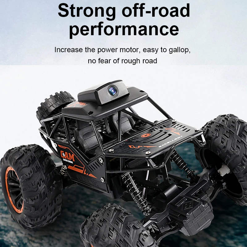 1:18 Radio Controlled Car APP Remote Control Car Wifi Camera HD RC 2WD Buggy SUV Rc Climbing Cars Electric Car Toys for Boys Kid 2