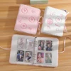 Kawaii Fluffy A5 Binder Photocard Holder Cute Fish Cake Embroidery Photo Cards Storage Book Stationary 1
