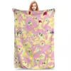 Fluttershy Mess Blanket Flannel Portable Sofa Throw Blankets For Home Bedroom Office Throws Bedspread Quilt 1