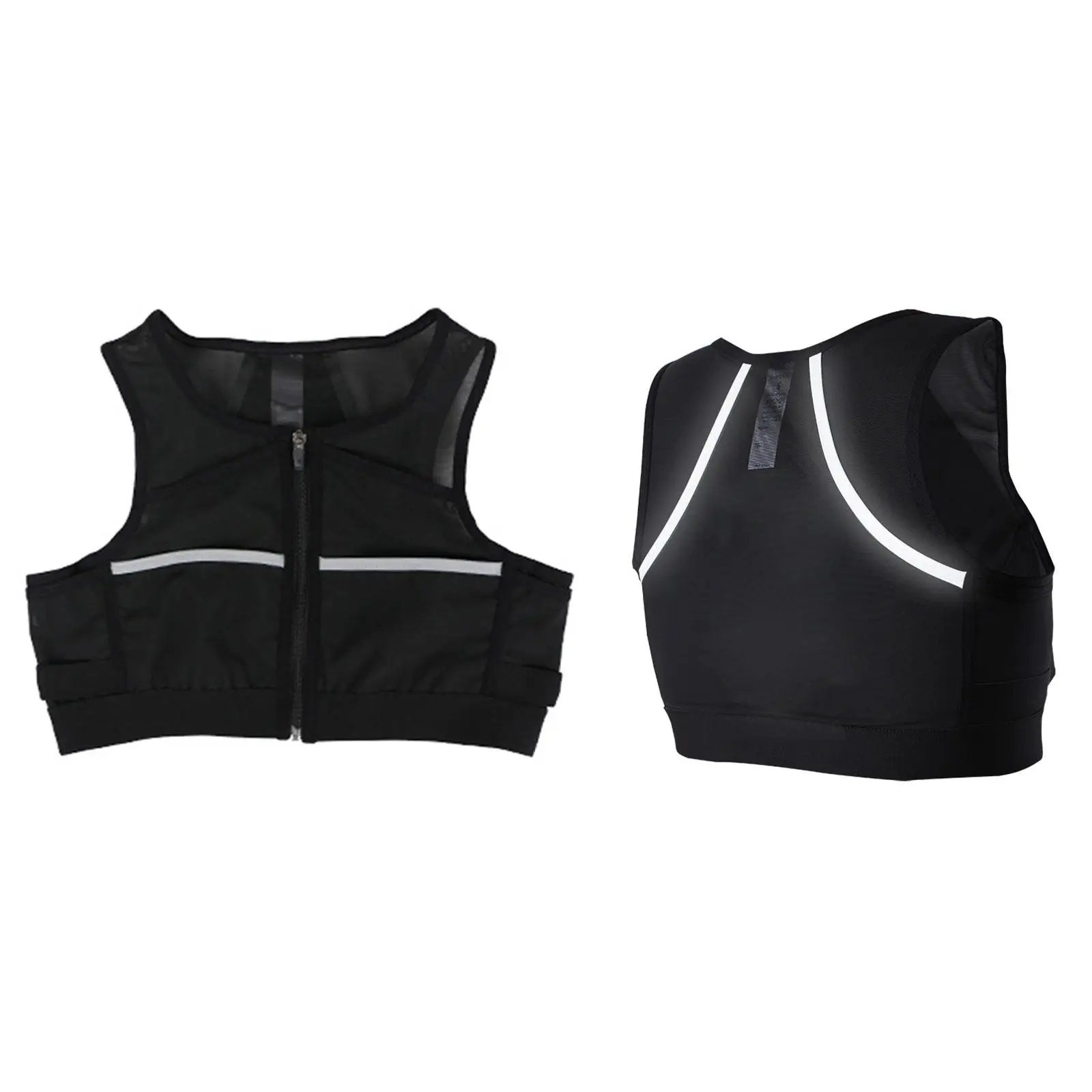 Running Vest Chest Pack Reflective Sports Bag For Camping Motorcycling
