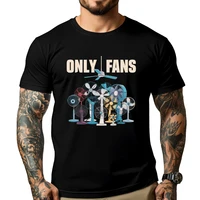 Only GérMens-T-shirt à manches courtes en coton imprimé pour hommes, vêtements de mode, grande taille 1