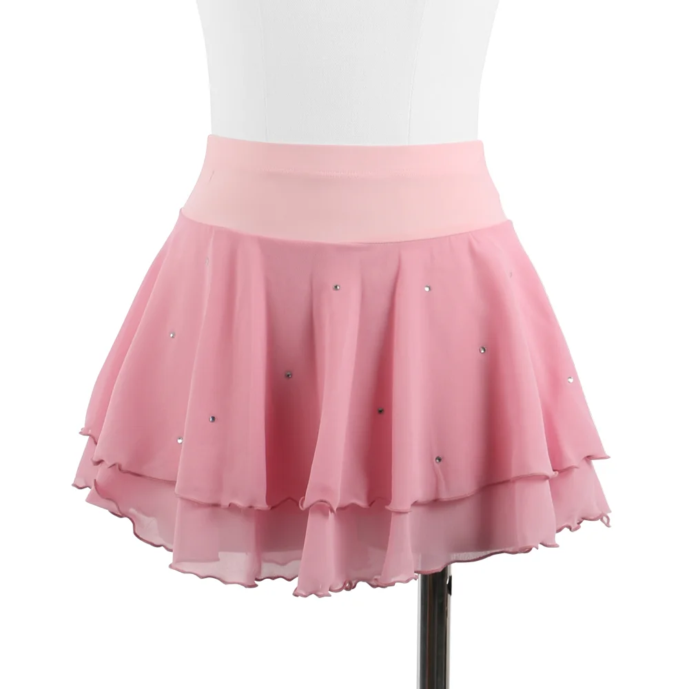 Zagitova Figure Skating Skirt For Women Girls Ice Skating Clothes Mini Skirt With Underwear Beautiful Diamond