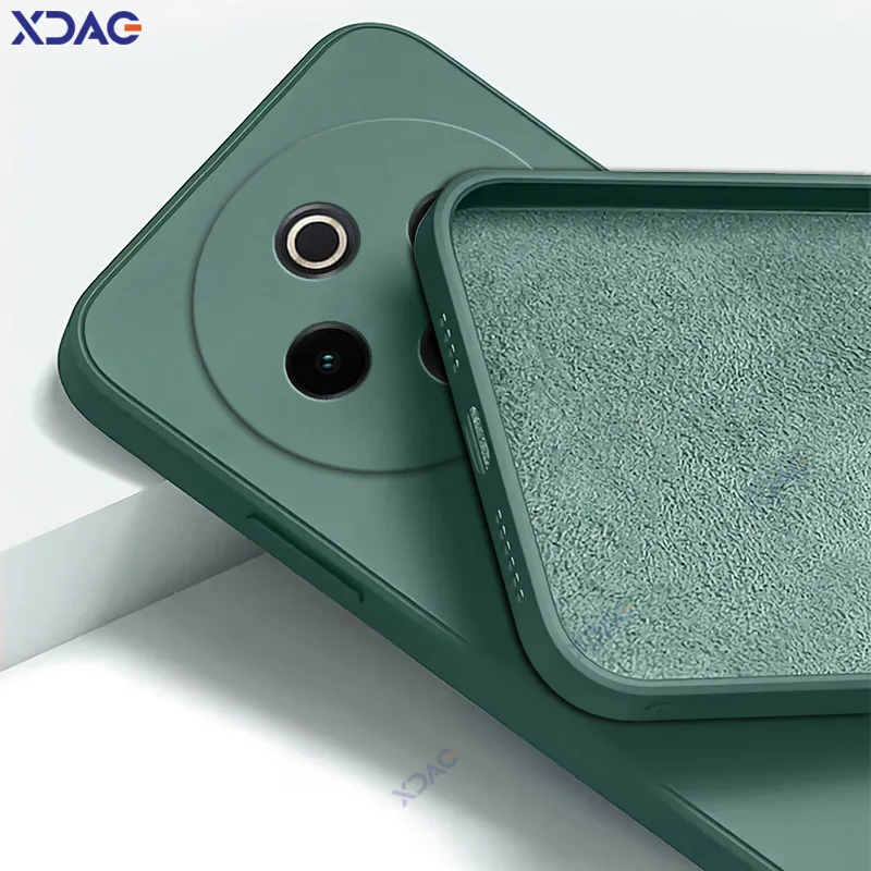 Upgraded Liquid Soft Anti-Scratch Microfiber Lining Phone Cover