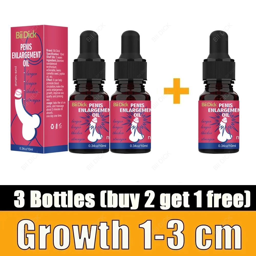 Men’s Penis Growth and Thickening Oil Enhance Erection Increase Size Promote Blood Flow Delayed Ejaculation Maximize Pleasure 3