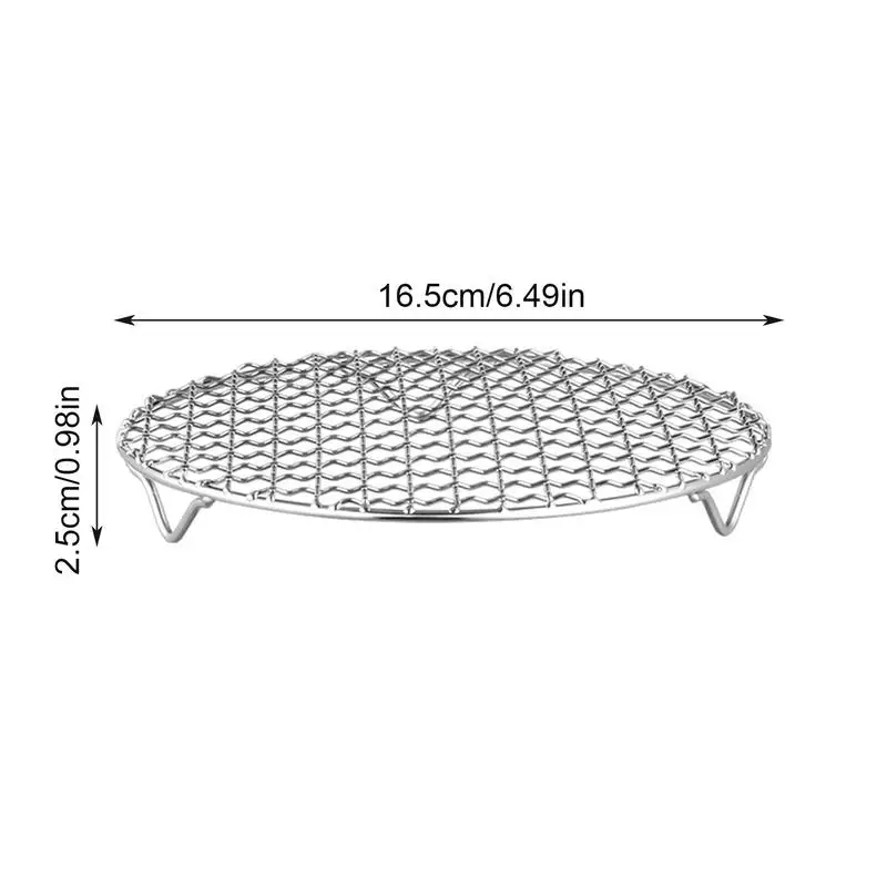 Camping Grill Grate Stainless Steel Mesh Grill Bushcraft Grill Camping Rack For Fire Cooking BBQ Backpacking