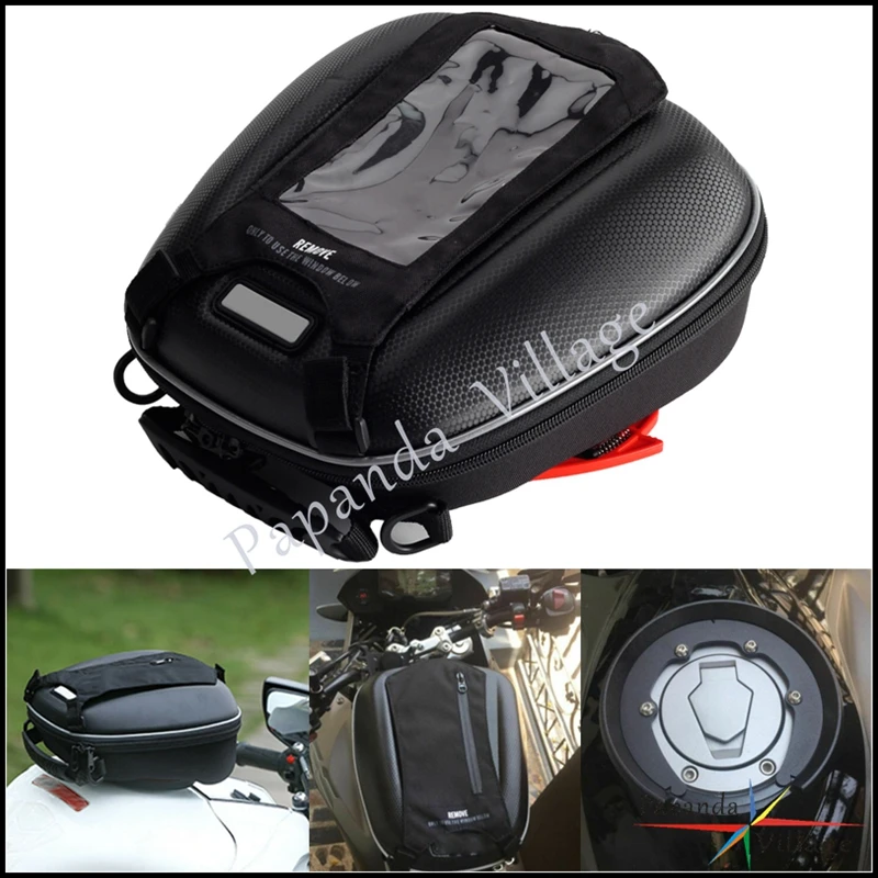 Waterproof Motorcycle Saddlebag Ring Mount Travel Fuel Tank Bag For Suzuki Vstorm Dl650 1000