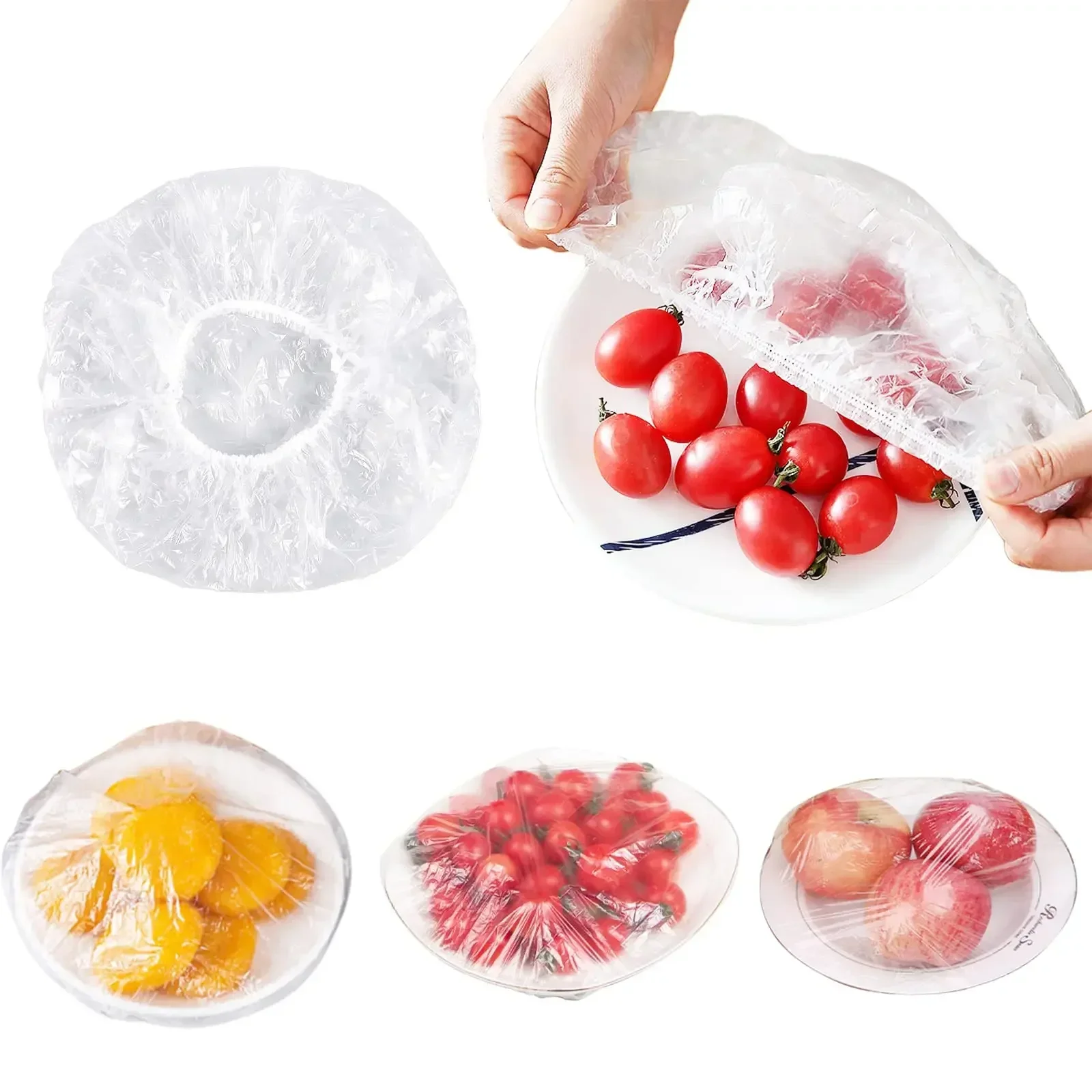 Food Storage Bags 100/500PCS Disposable Fresh-keeping Bag Food Covers Fruit Storage Packaging Kitchen
