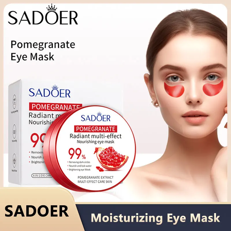 Eye Mask Red Pomegranate 60Pcs Anti Dark Circles