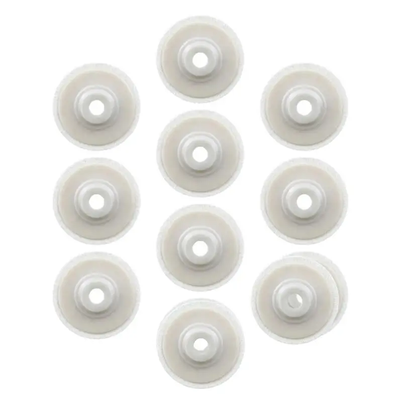 10 Pcs Wool Polishing Wheel Buffing Pads Angle Grinder Wheel Felt Polishing Pad Disc Angle Grinder Accessories Furniture Marble