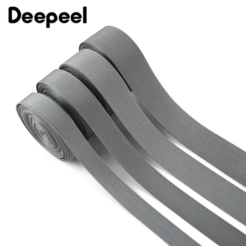 Nylon Webbing Tape 5Meters 20/25/32/38mm Backpack Bag Strap Decorative Ribbon Safety Belt