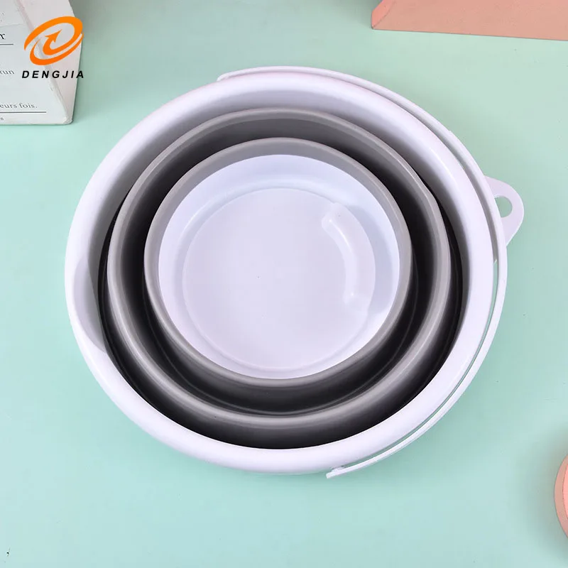 Folding Bucket Collapsible Bucket Plastic Home Car Wash Portable Small Bath Art Storage Water Station Wagon Fishing Outdoors
