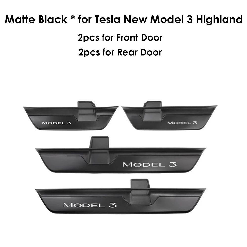 Neuestes kabelloses LED-beleuchtetes Pedal für Tesla New Y Juniper 3, Highland magnetische Erkennung, Einstiegsleistenschutz, Modell 3 Y – Detail 8