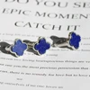 Unit One Piece Half Silver With Natural Lapis Lazuli Gemstone Crystal Finger-rings For Jewelry Making 3