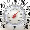 Large 7"  Indoor Outdoor Rubber Suction Cup Window Thermometer 4