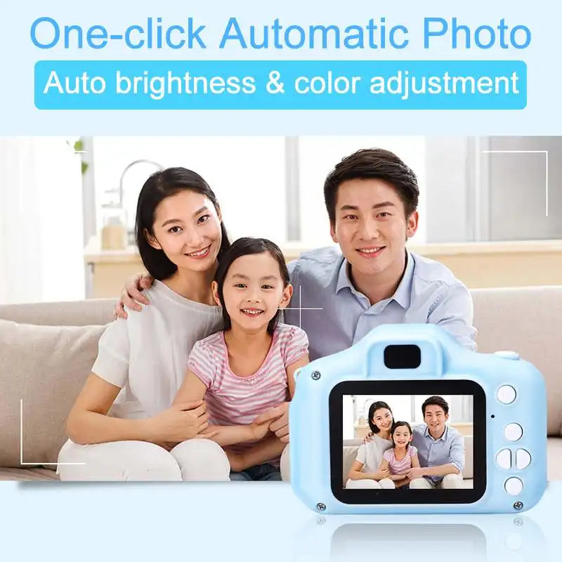 Kids Camera Children Digital Cameras for Girls Toys 1080P 2 Inch Toddler Video Best Birthday Gift for Kids Supports 32GB SD Card