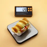 Wireless Kitchen Scale with Remote Display Stainless Steel Pan Magnetic Digital Electronic 15KG for Food Meal Prep 6