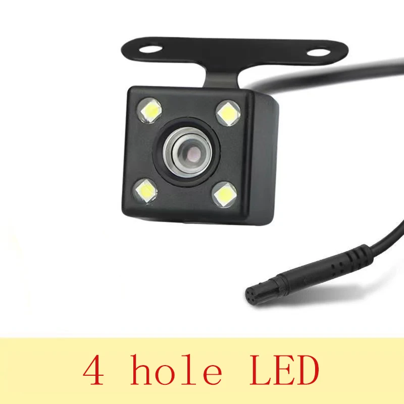 4 Pin HD Car Rear View Camera Reverse 4LED Night Vision Video Camera 170 Degree For Car Parking Camera Car Accessories