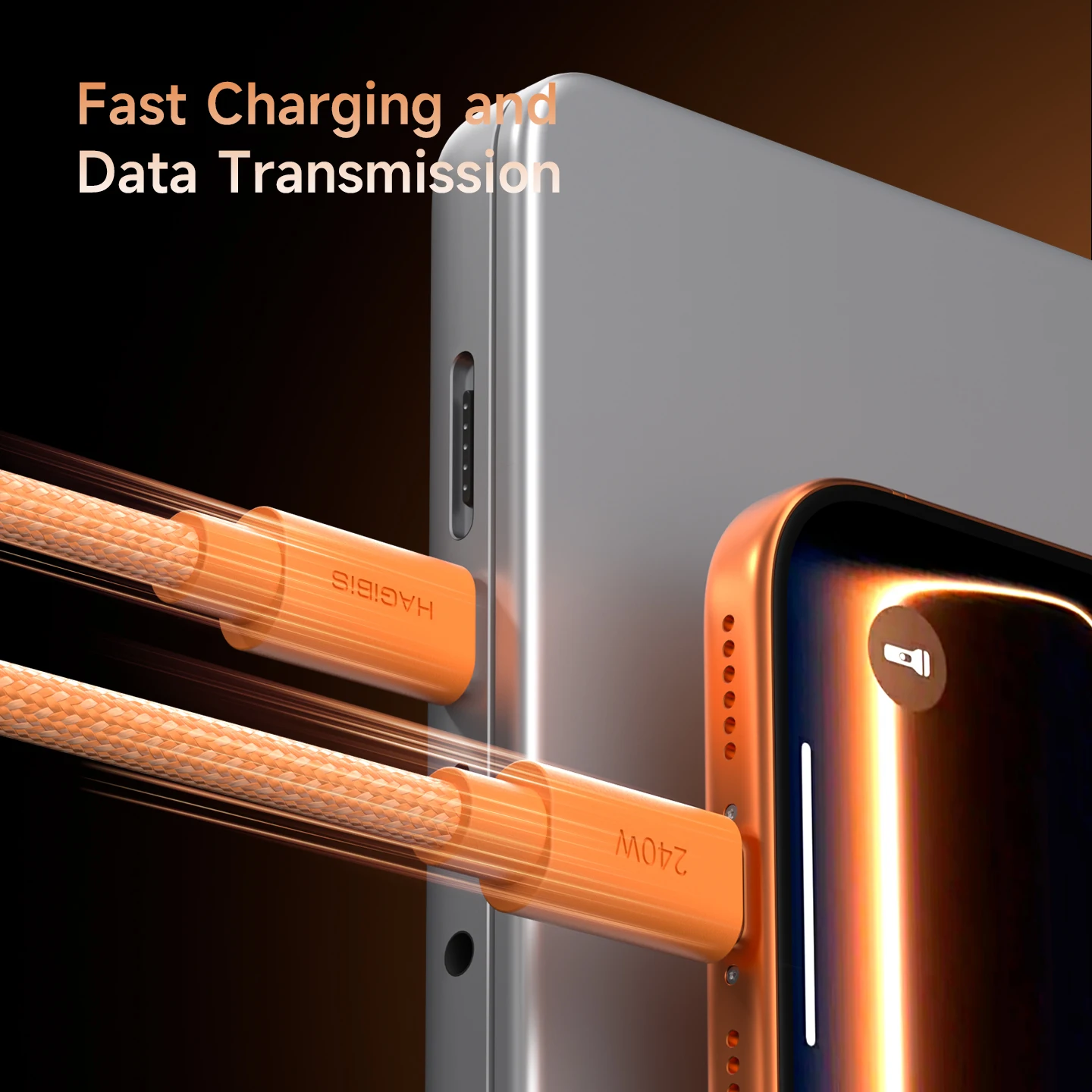 รูปสินค้า สายชาร์จ USB-C เร็ว 240W ทนทาน ชาร์จได้ทุกอุปกรณ์