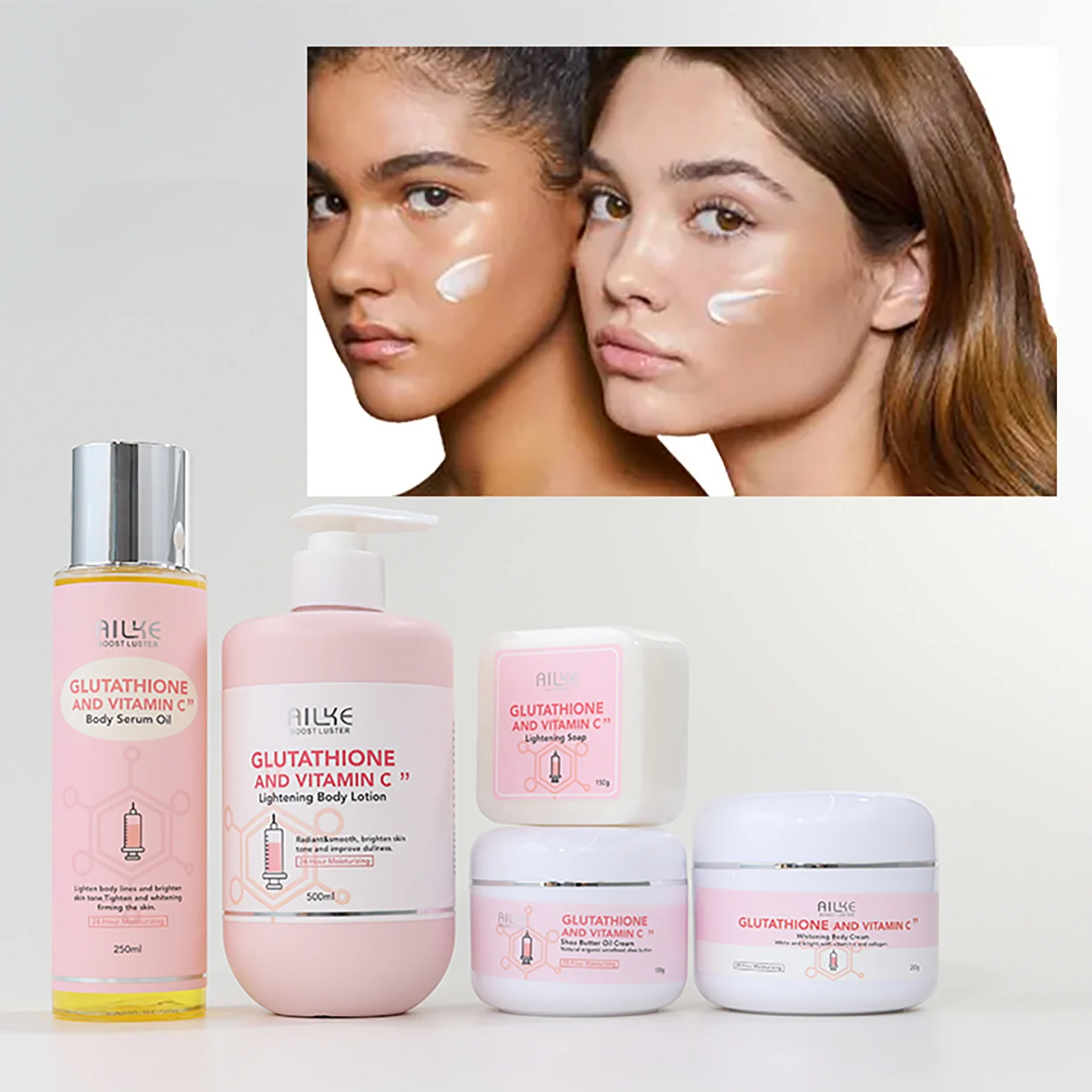 

AILKE Organic Natural Brightening Body Lotion, Whitening And Hydrating Bleaching Skin Care,glow Daily Moisturizing For Women