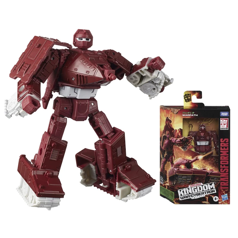 

Original Transformers Toys Generations War for Cybertron: Kingdom Deluxe WFC-K6 Warpath Action Figure Model Collectible Toy Gift