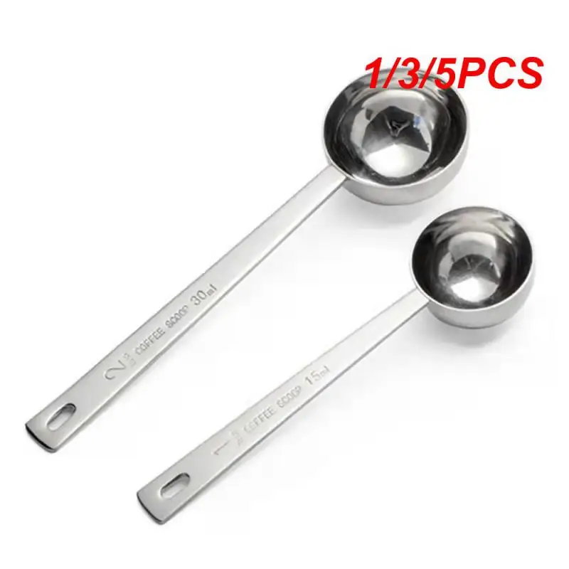 

1/3/5 шт., ложка из нержавеющей стали с длинной ручкой, 15/30 мл