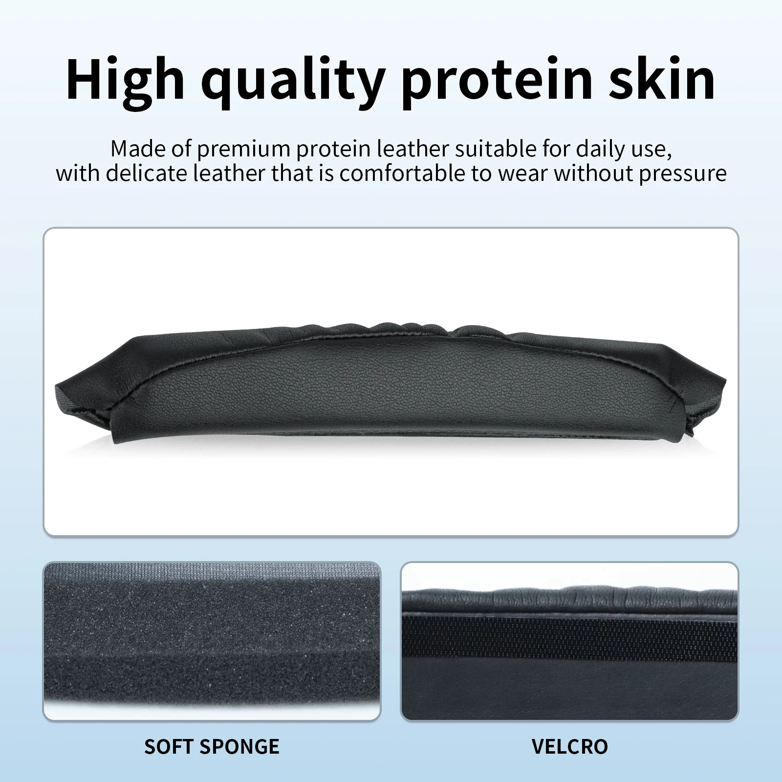 Headband Cover for Sennheiser PXC550/PXC550II, EPOS Adapt 660 Headsets, Replacement Headstrap Pad Repair Part