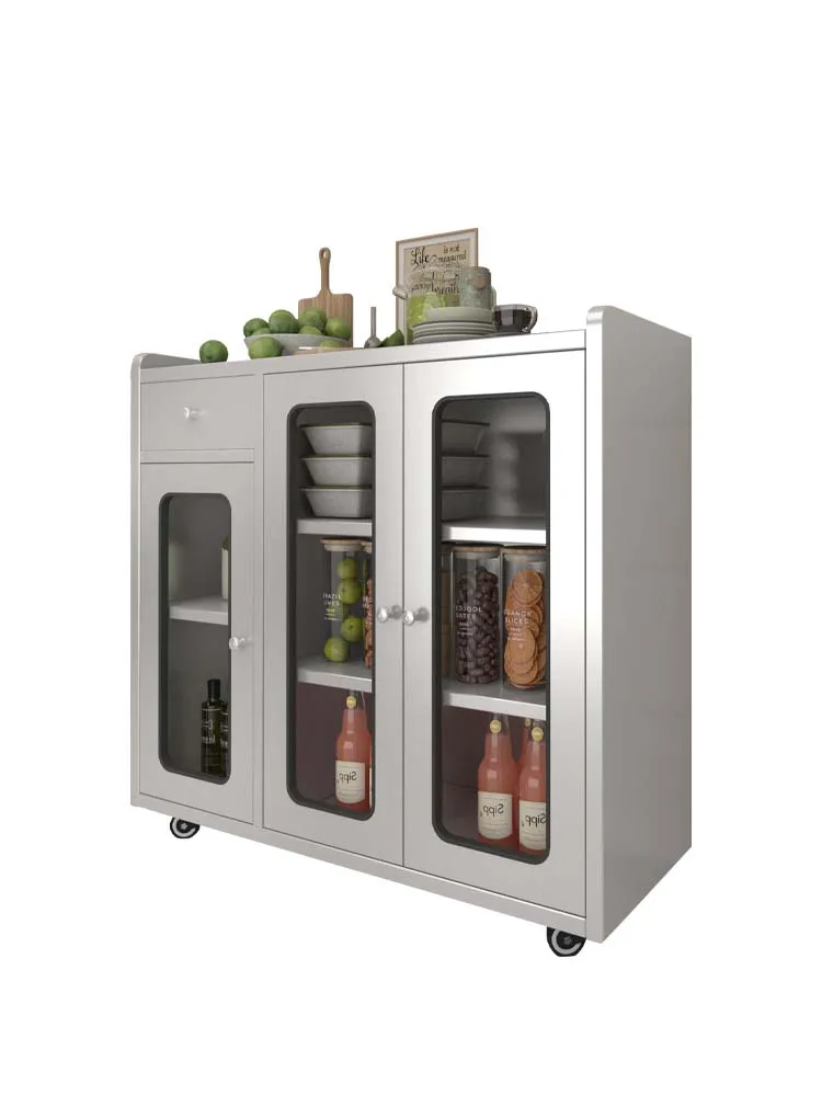 

Stainless steel home kitchen storage cabinet shelves