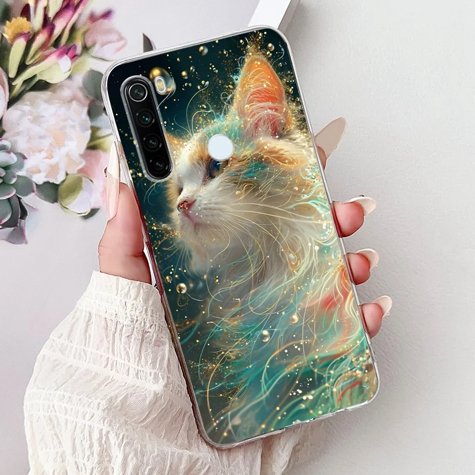 Cute Cat Luxury Painted Soft Slim Phone Case