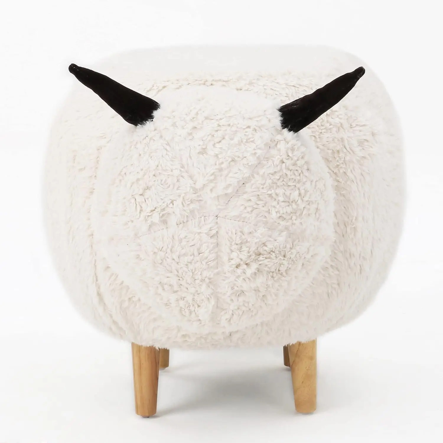 

Furry Sheep Ottoman, White Conejos accesorios bebedero Hay bag for rabbits 강아지 물 급수기 Comedero conejo Guinea pig wa