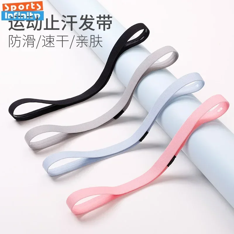 

Anti Slip Silicone Sports Anti Sweat Band Women Yoga Headband Fitness Sweatband Sports Headband Sports Headband Men Headband