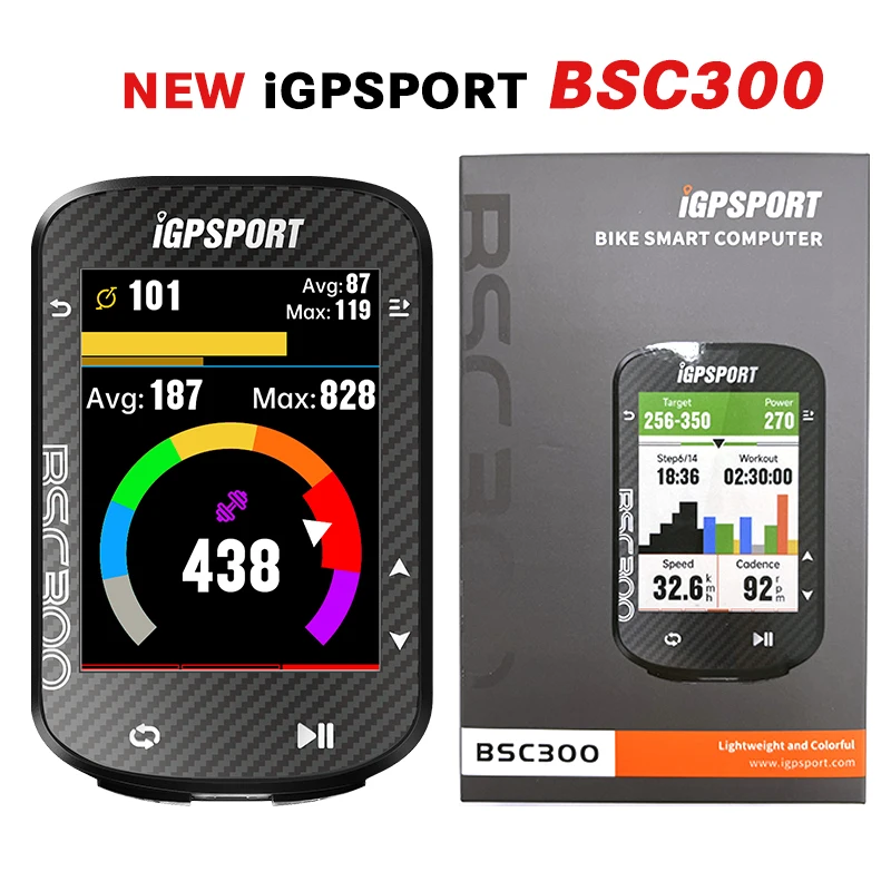 

Велокомпьютер iGPSPORT BSC300, 2023 г., велосипедный одометр, дорожная навигация, беспроводной спидометр, поддержка Powermeter ANT +