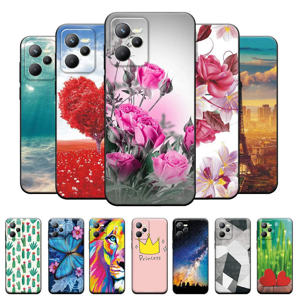 Per Realme Narzo 50A Prime Case Silicone Narzo 50A Prime Cute Flower Phone Case Per Realme Narzo 50A Prime Cover Posteriore Protettiva