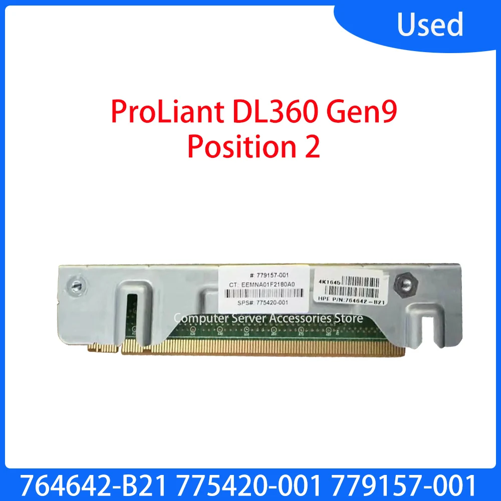Original Muslimper Proliant Dl360 Gen9 G9 Second Pcie Riser Cage 775420-001 779157-001 Scheda Di Espansione Pcie Di Seconda Posizione
