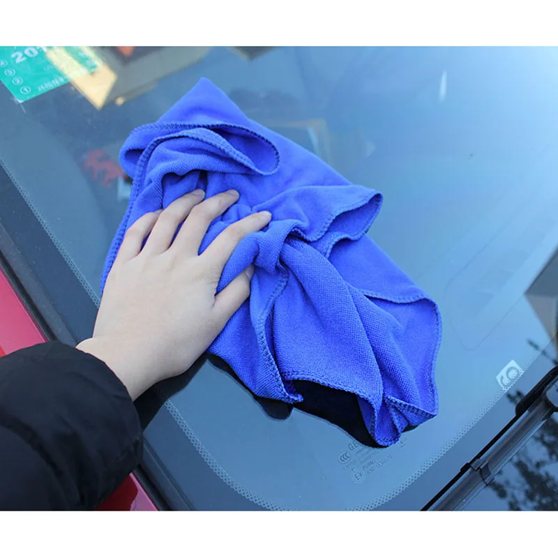 5/10/20PCS 30*30cm Car Cleaning Towels Polishing Duster Car Drying Cloth  Microfiber Thin Water Suction Rags Home Clean Tools - AliExpress