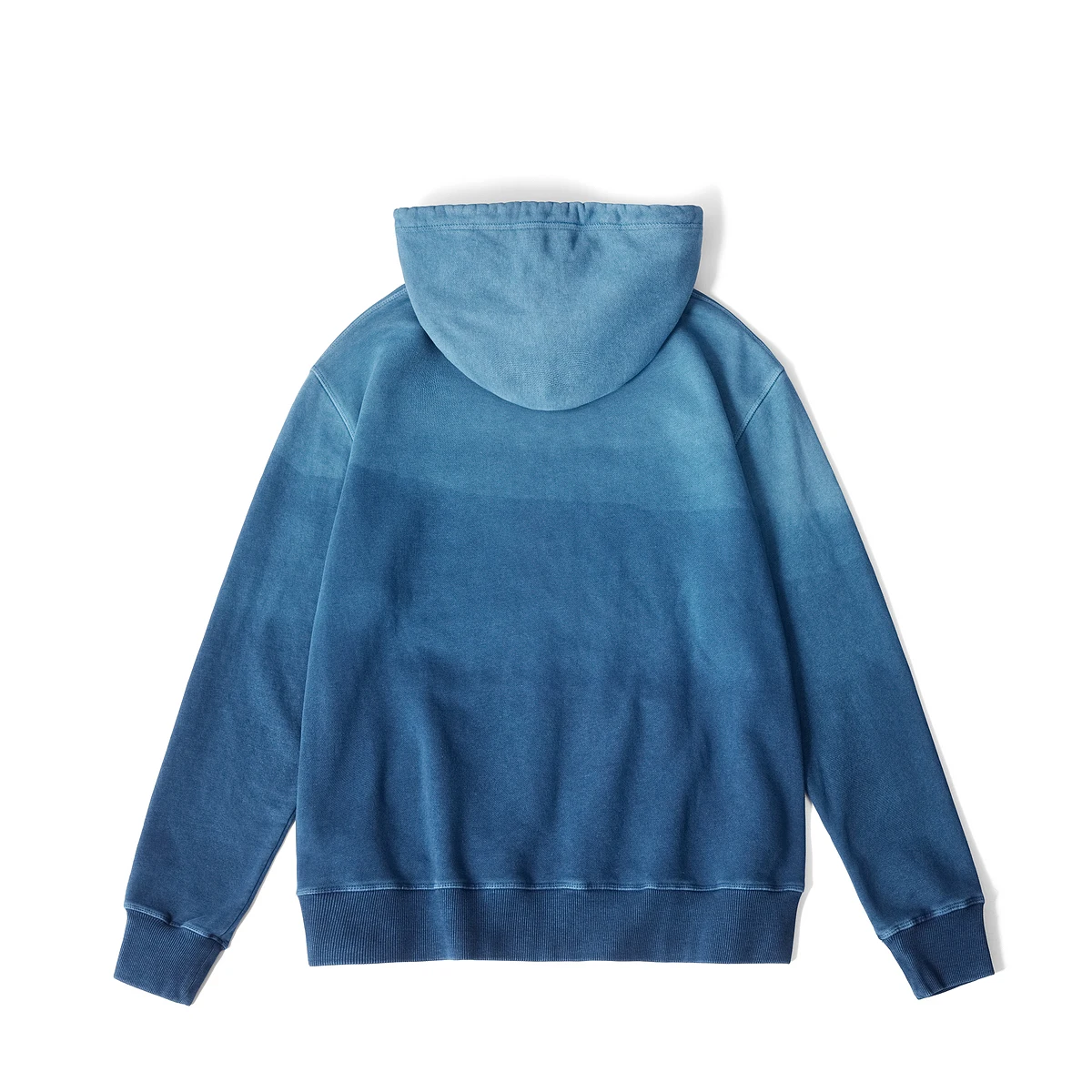Akkad Kuti Spring Autumn Fashion New Men'S Casual Hoodie Plant Indigo Vintage Hoodie Pocket Long Sleeve Gradient Hoodie Men