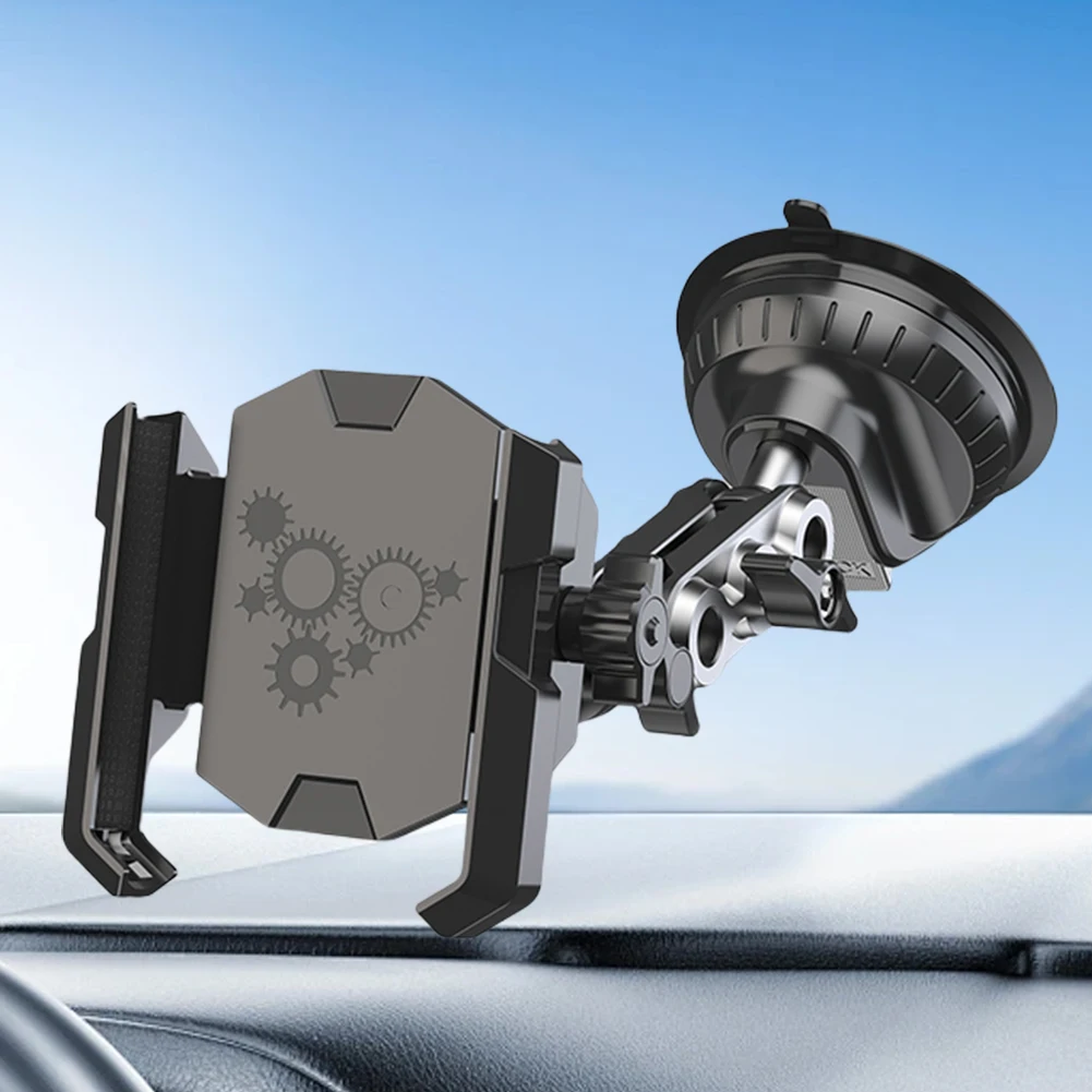 Car Phone Holder Strong Suction Car Phone Mount Adjustable Cell Phone Mount Cell Phone Holder for Dashboard Windshield Vent