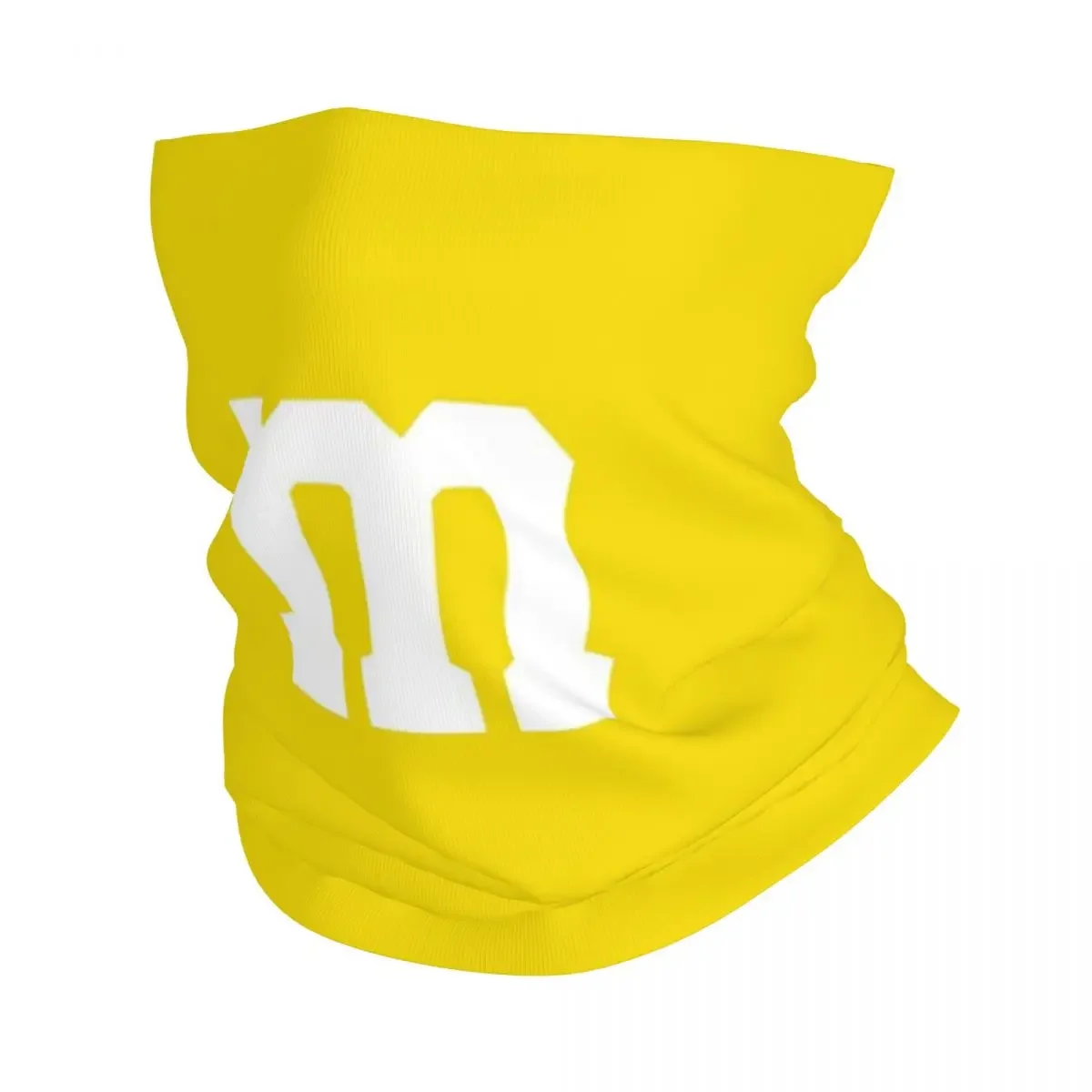 

Yellow M Chocolate Bandana Neck Cover Printed Face Scarf Multi-use Balaclava Hiking Fishing Unisex Adult Breathable