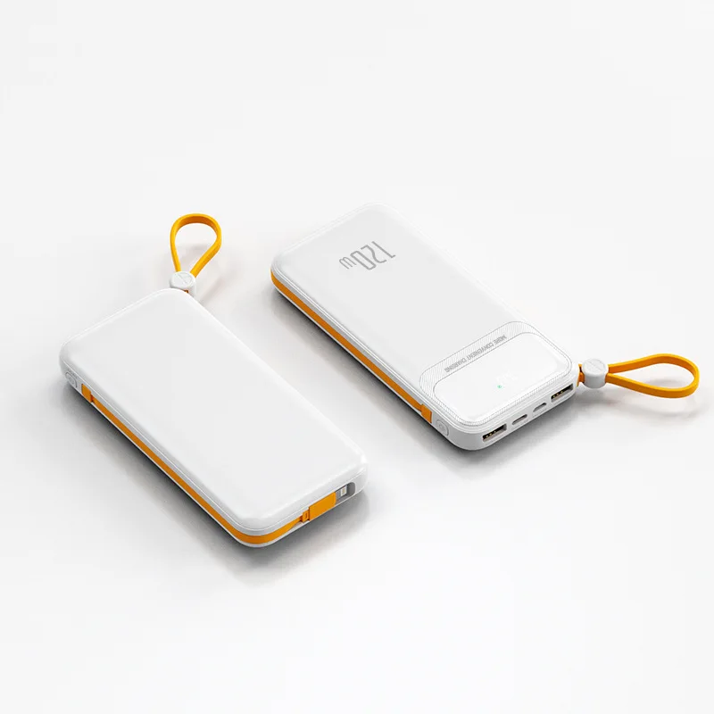120W Super Fast Charging Power Bank with Built-in Cable Lightweight and Mini 20000mAh Portable Power Bank 3