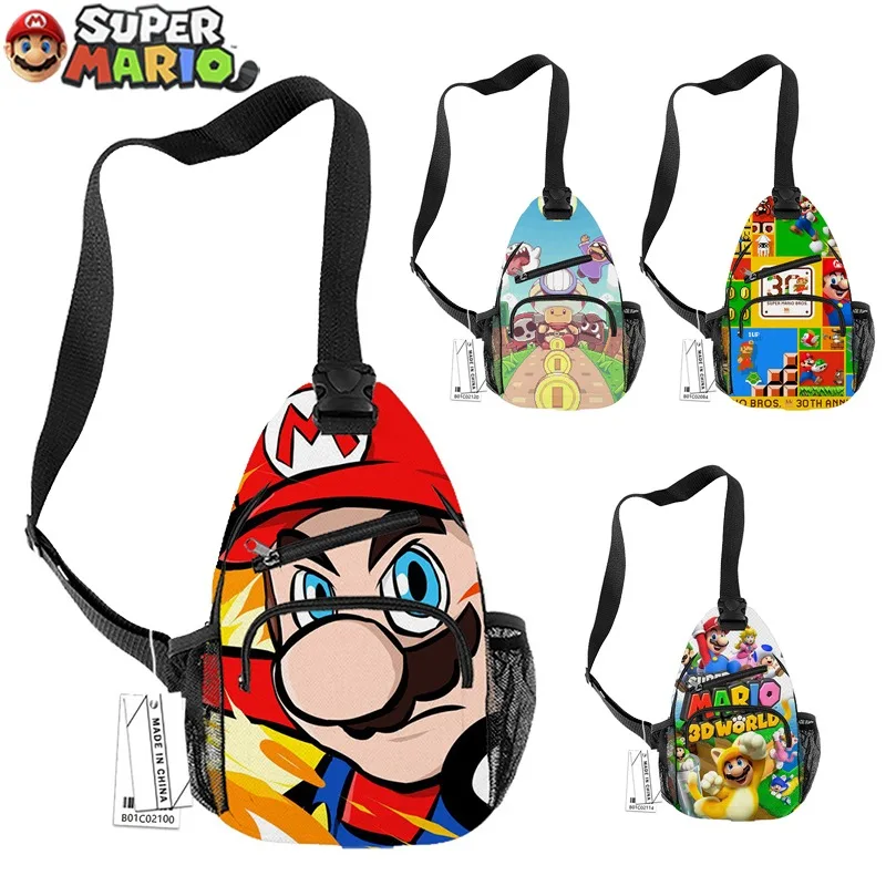Anime Super Mario Bros Borsa A Tracolla Moda Borse A Tracolla Per Bambini Borsa A Tracolla Borsa A Tracolla Portatile Per Studenti