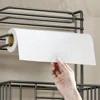 Kitchen Refrigerator Side Shelf Spice Storage Rack Organizer for Refrigerator Kitchen Paper Holder Seasoning Organizer Rack 5