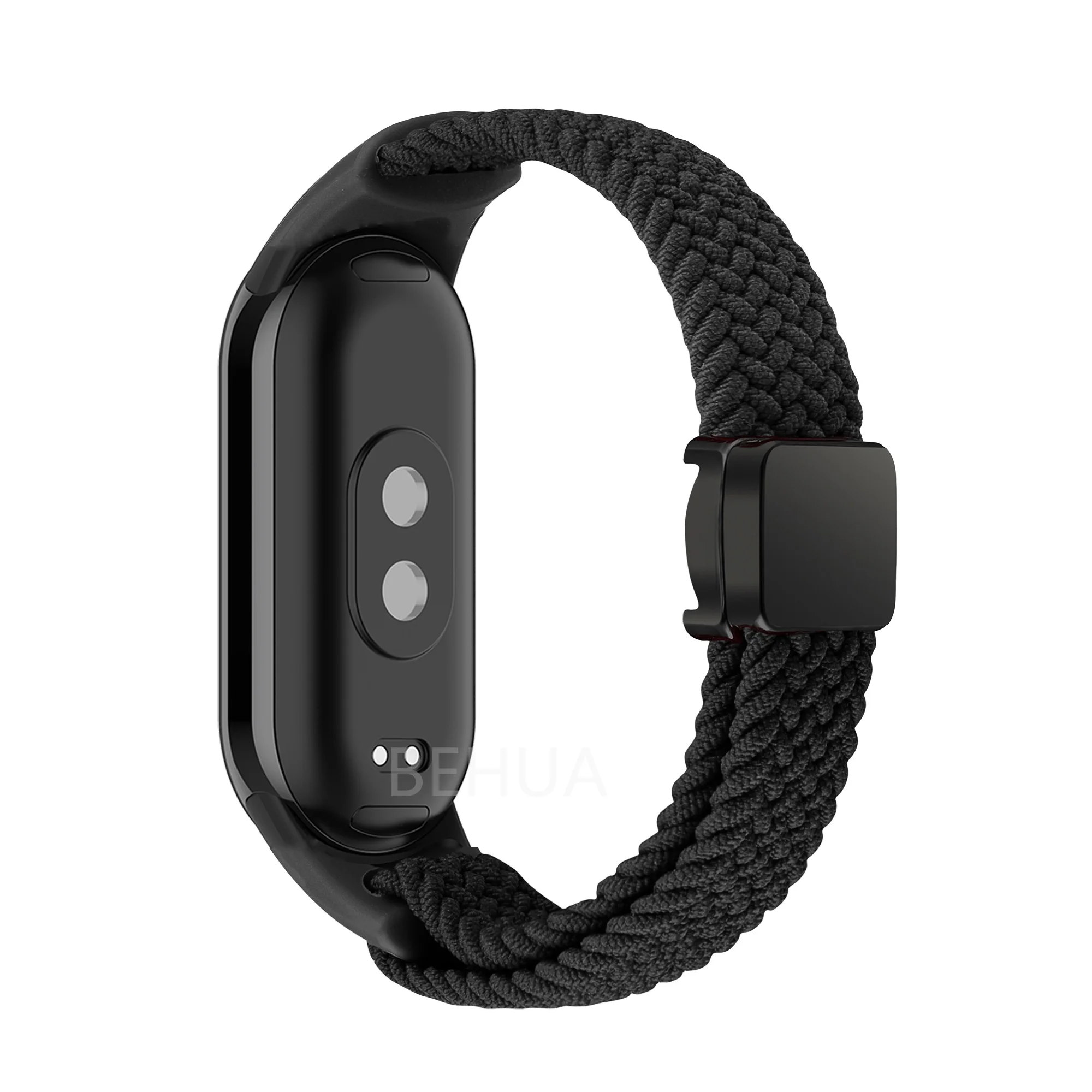Braided Nylon Elastic Weave Smart Watch Band Strap in Multicolor
