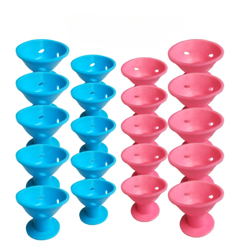 Hair Styling Tool Hair Curling Tools 10pcs Heatless Hair Curlers No Heat Hair Rollers Soft Silicone Curls Sleeping Lazy Curling Rods Wave Formers Styling Tools
