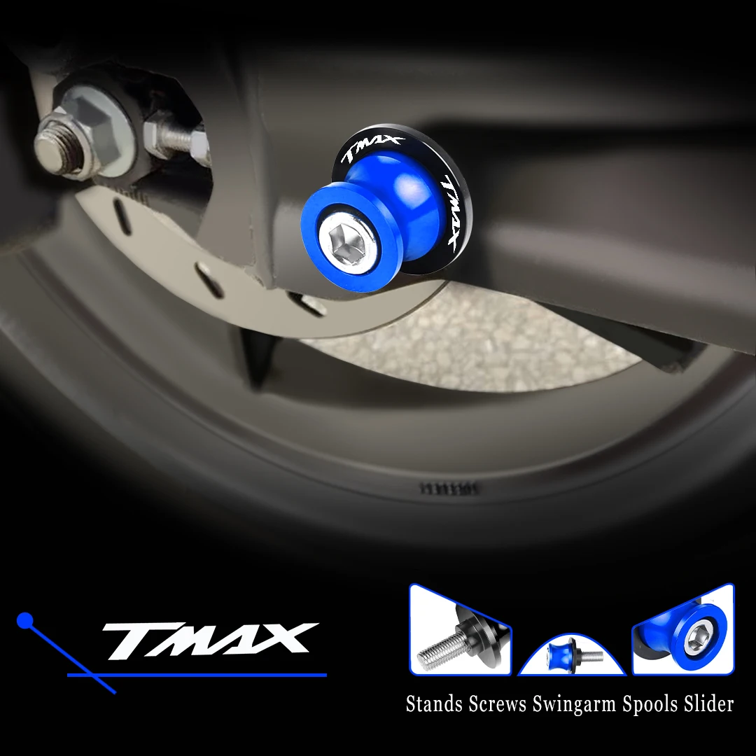 

For YAMAHA TMAX 560 TMAX 500 530 T-MAX 530 DX SX 2004-2021 2020 2019 2018 2017 Motorcycle Stand Screw M6 Swingarm Spools Slider