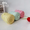 Thick Cotton T shirt Yarn for Crochet, DIY Blanket, Carpet, Handbag, Purse, Cushion, Hand Waved Threads, 400g 5